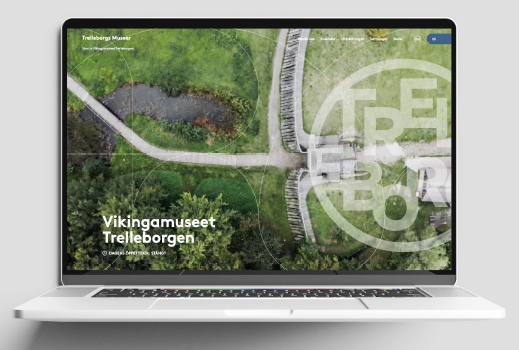 Samprofilering genom användning av logotypen för Platsen Trelleborg.